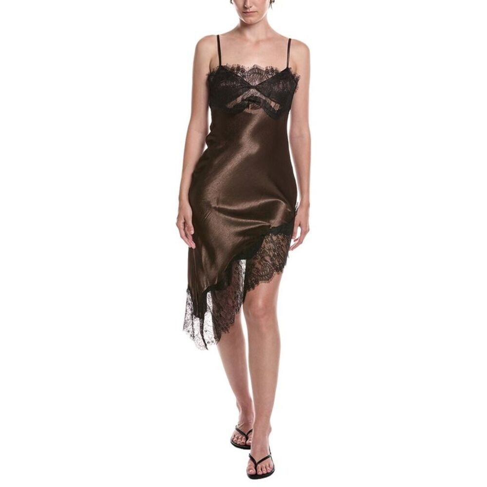 Moonsea Womens  Midi Cocktail Dress, Brown